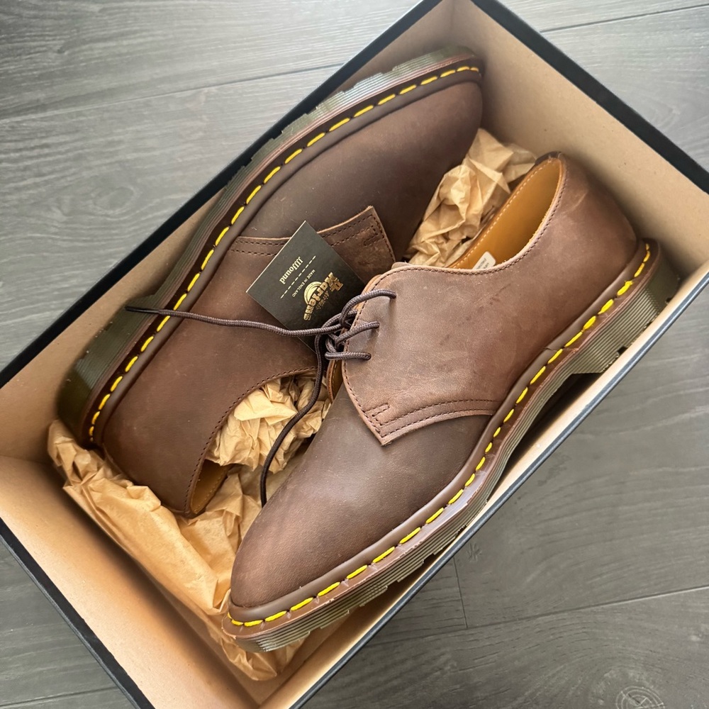 NWT - Archie II JJJound Dr.Martens (Dark Brown)